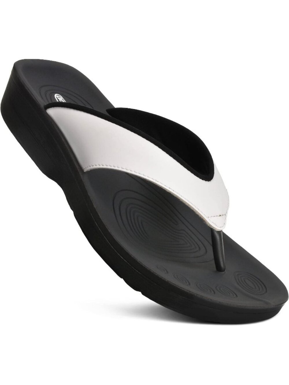 🆕Women's White Comfy Arch Support Flip Flops Orthopedic Slip on Sandals